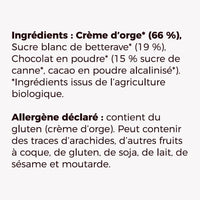 Liste des ingrédients de la Talbina (porridge) Chocolat Mufeed